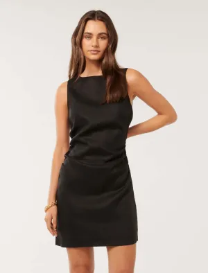 Arianna Ruched Waist Mini Dress