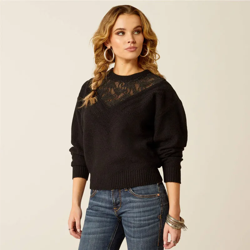 Ariat Women's Magnolia Sweater in Black