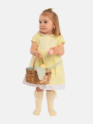 Baby Girl Elia Collection Spanish Dress-Lemon Yellow