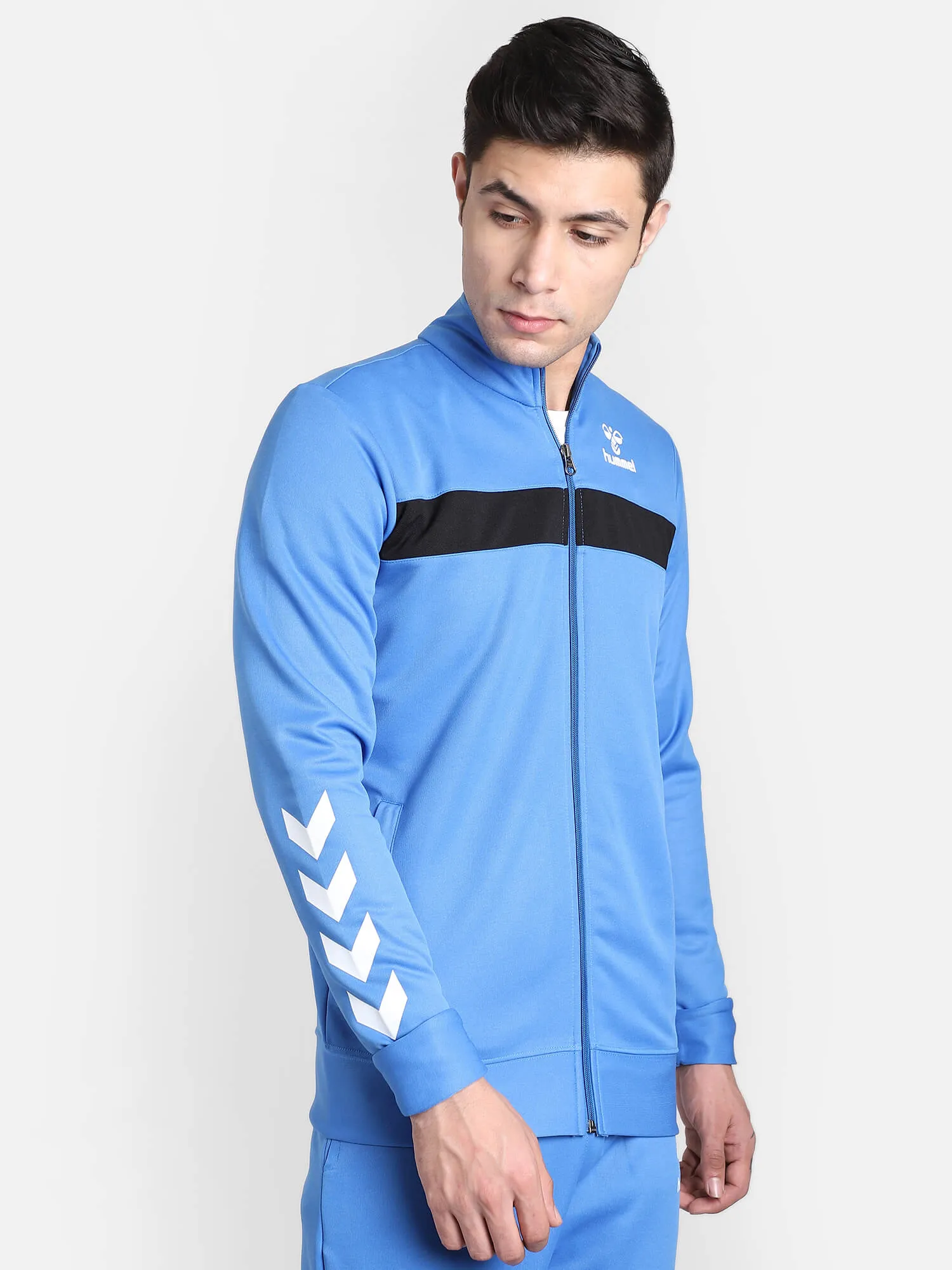 Blue Breeze Polyester Track Jacket