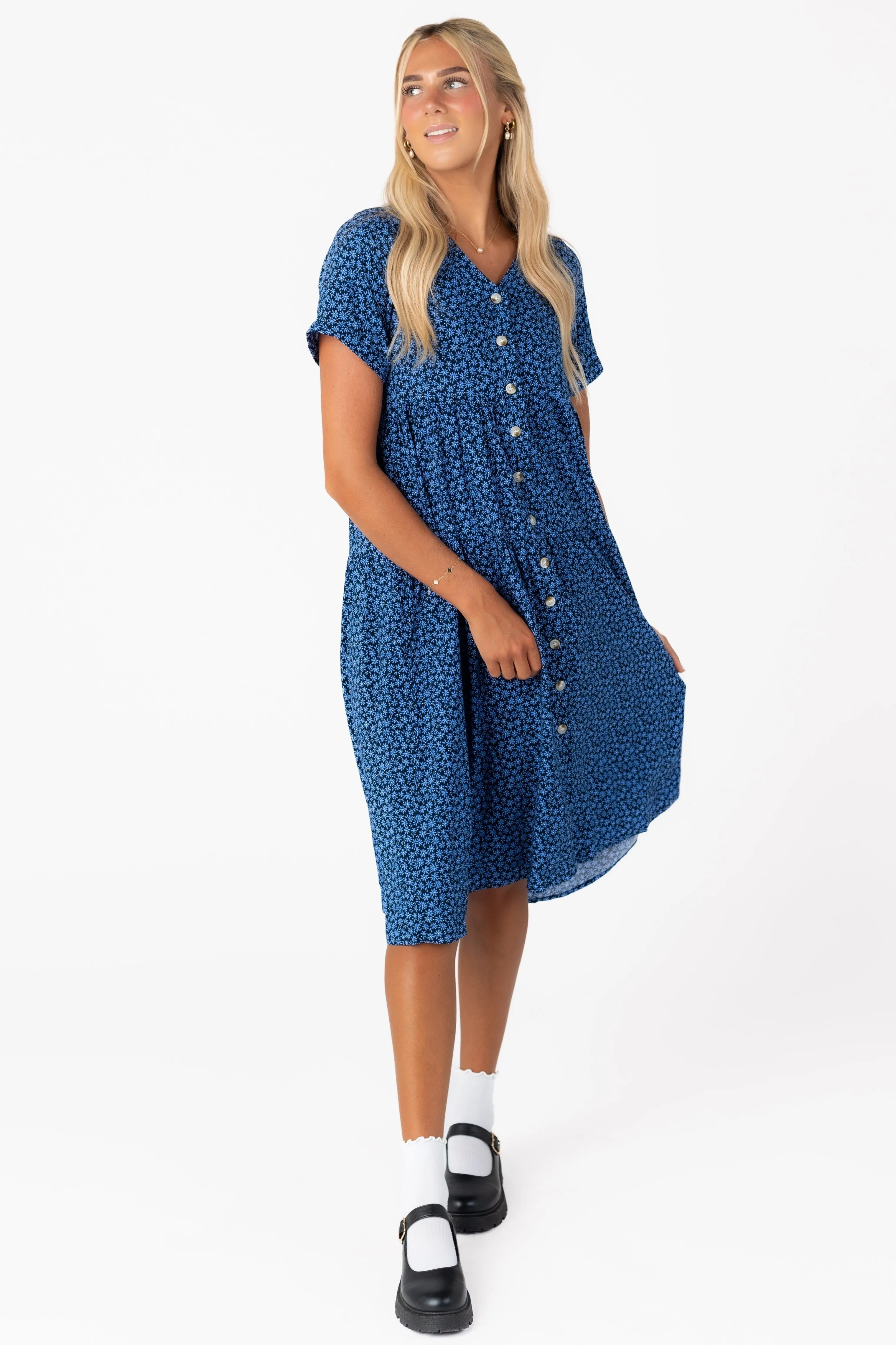 Brass & Roe Keri Button Down Dress