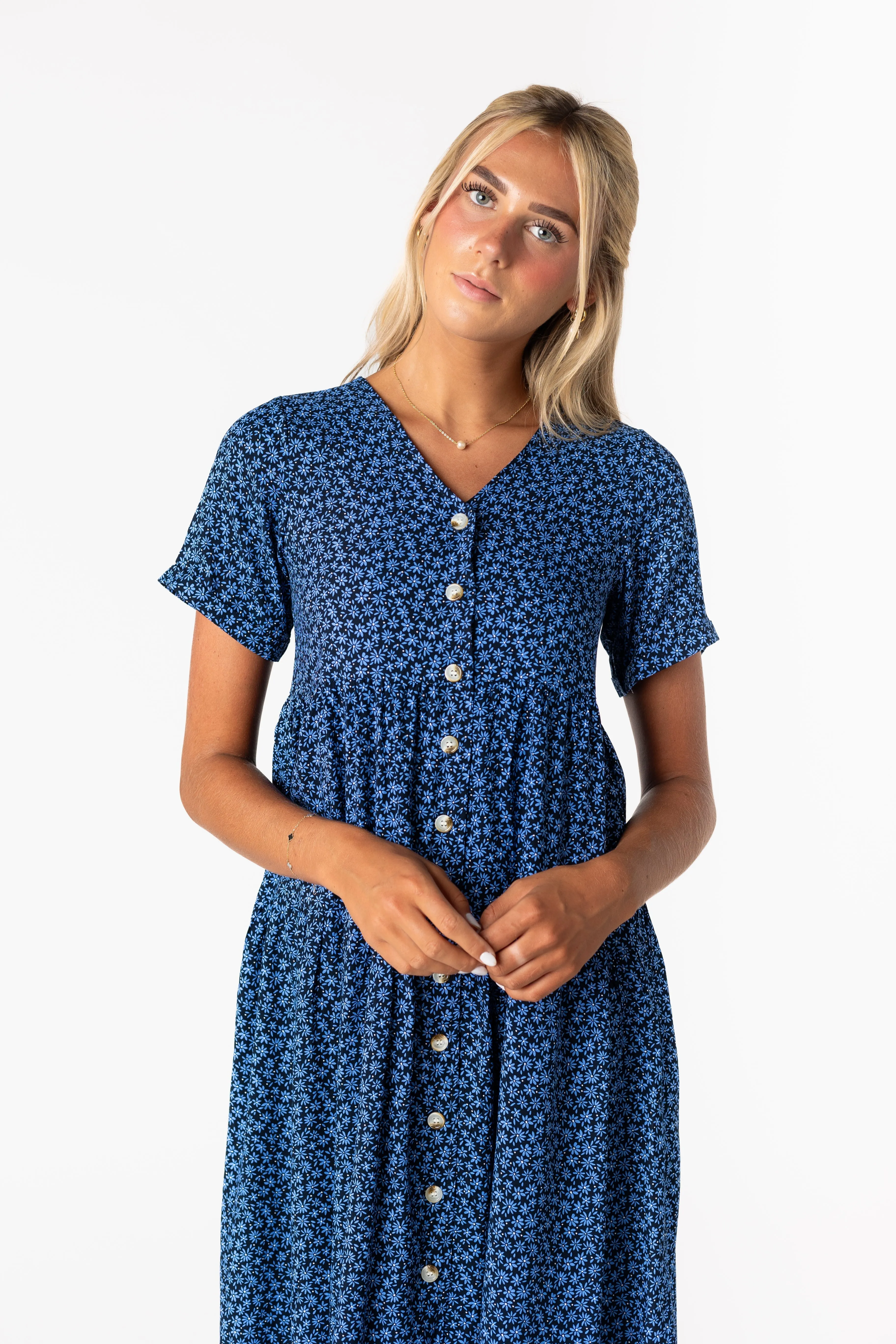 Brass & Roe Keri Button Down Dress