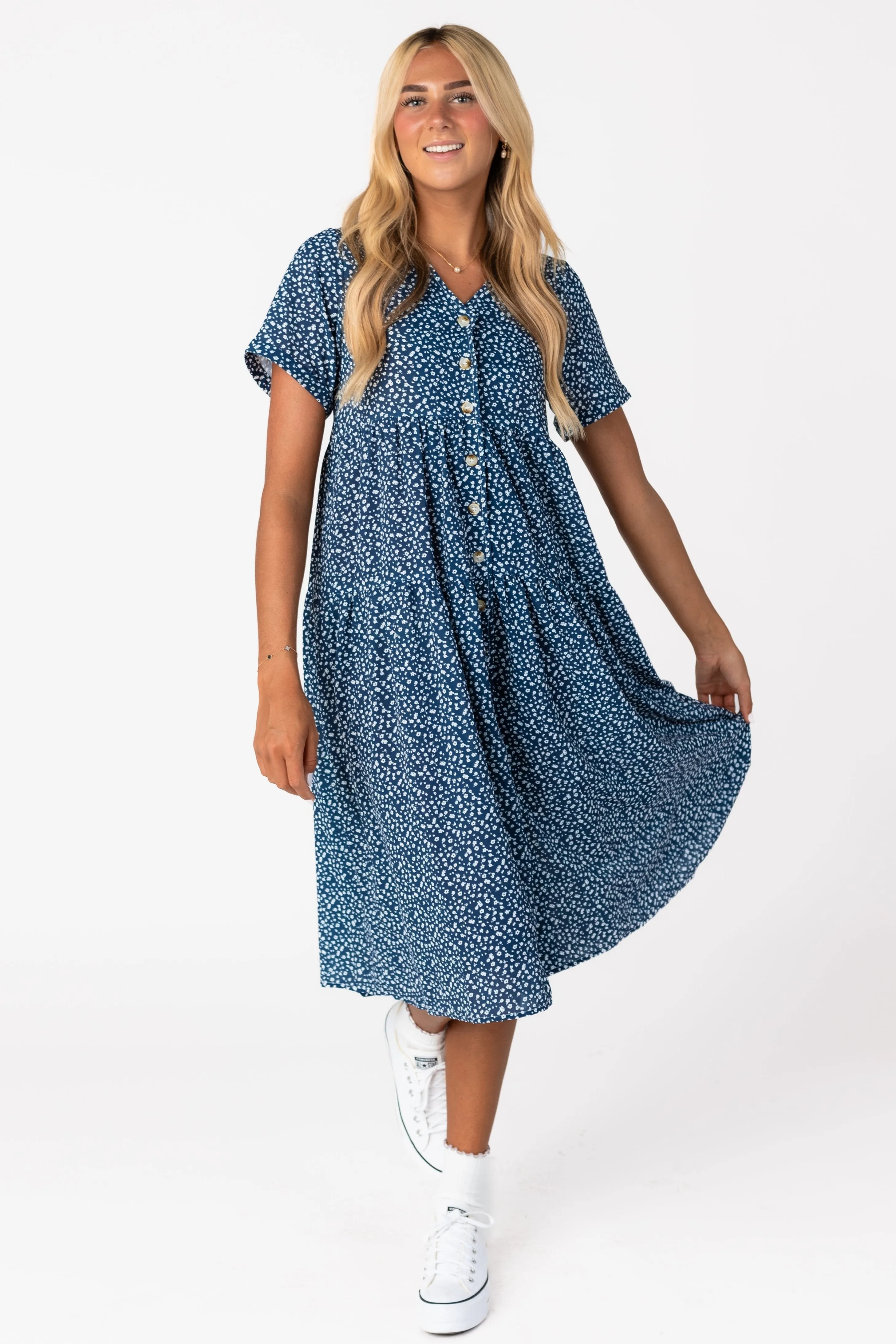 Brass & Roe Keri Button Down Dress