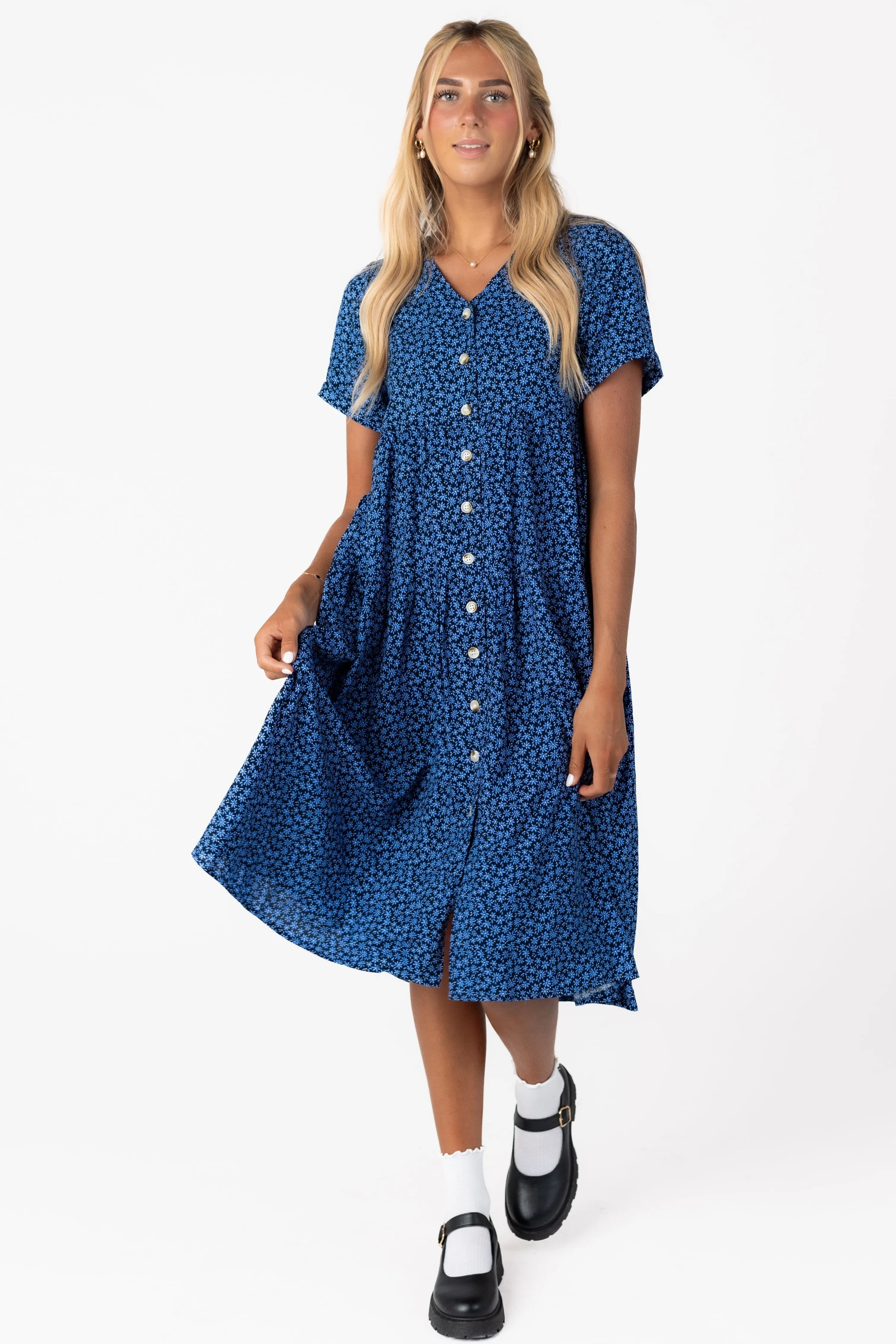 Brass & Roe Keri Button Down Dress