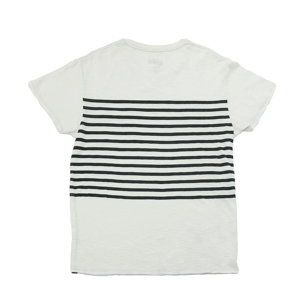 Breton Stripe Tee - Chalk / Blue Graphite