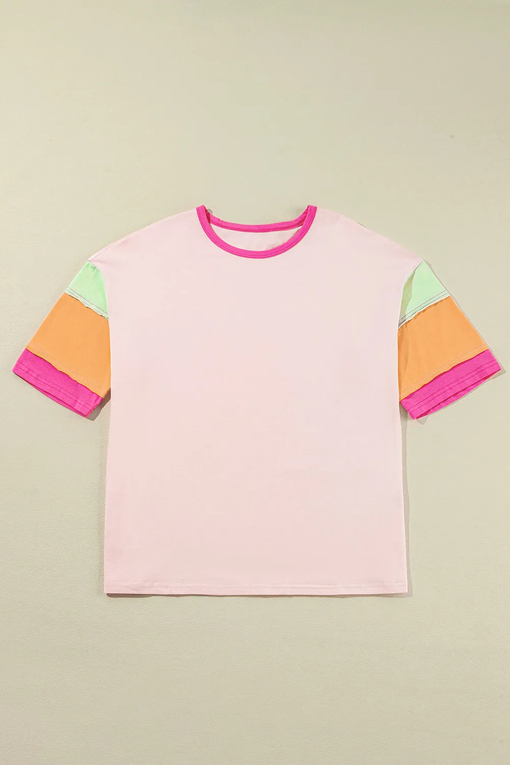 Burst of Color Top - Pink