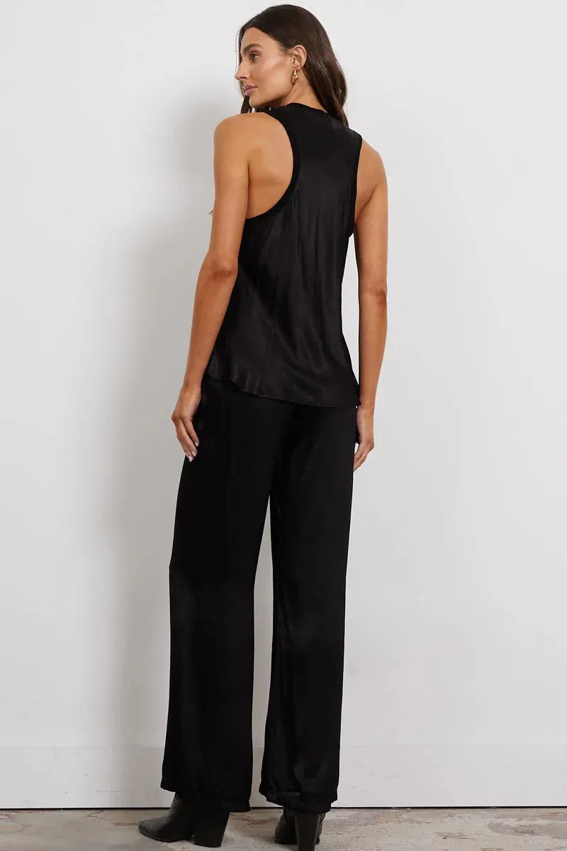 Cali Chill Silky Pant-Blk