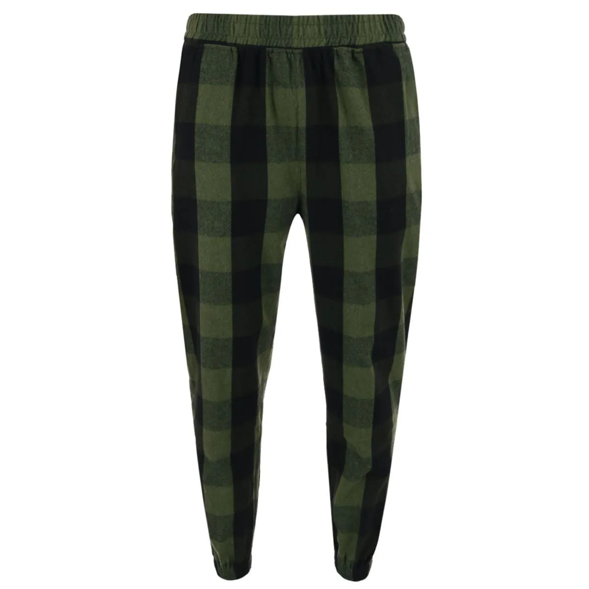 CTM® Men's Big & Tall Flannel Plaid Jogger Pant