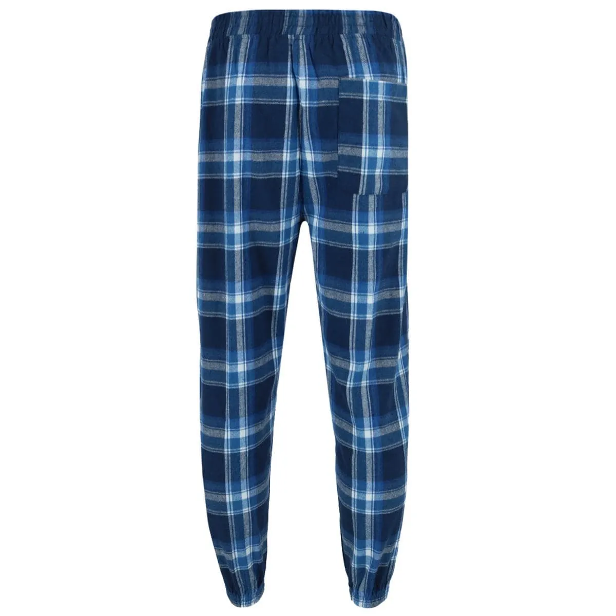 CTM® Men's Big & Tall Flannel Plaid Jogger Pant