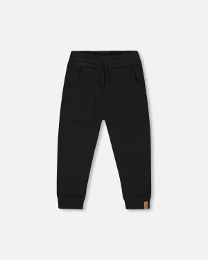 Deux Par Deux French Terry Pants - Anthracite