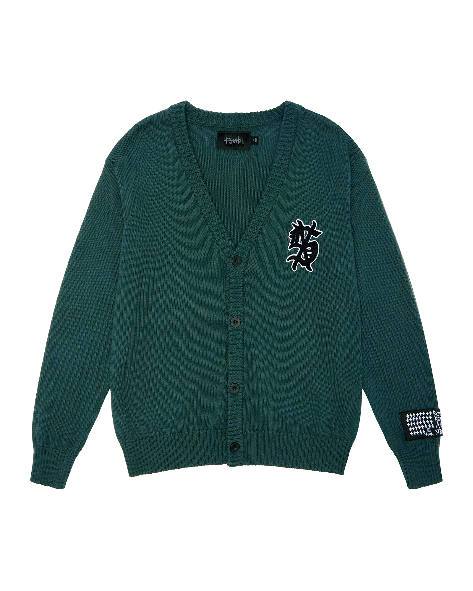 DUG OUT KNIT CARDIGAN MILITARY