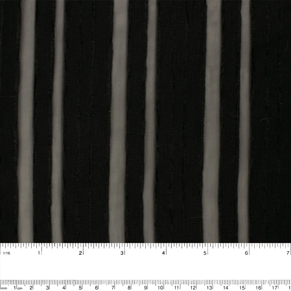 Fancy sample - Stripes - Black