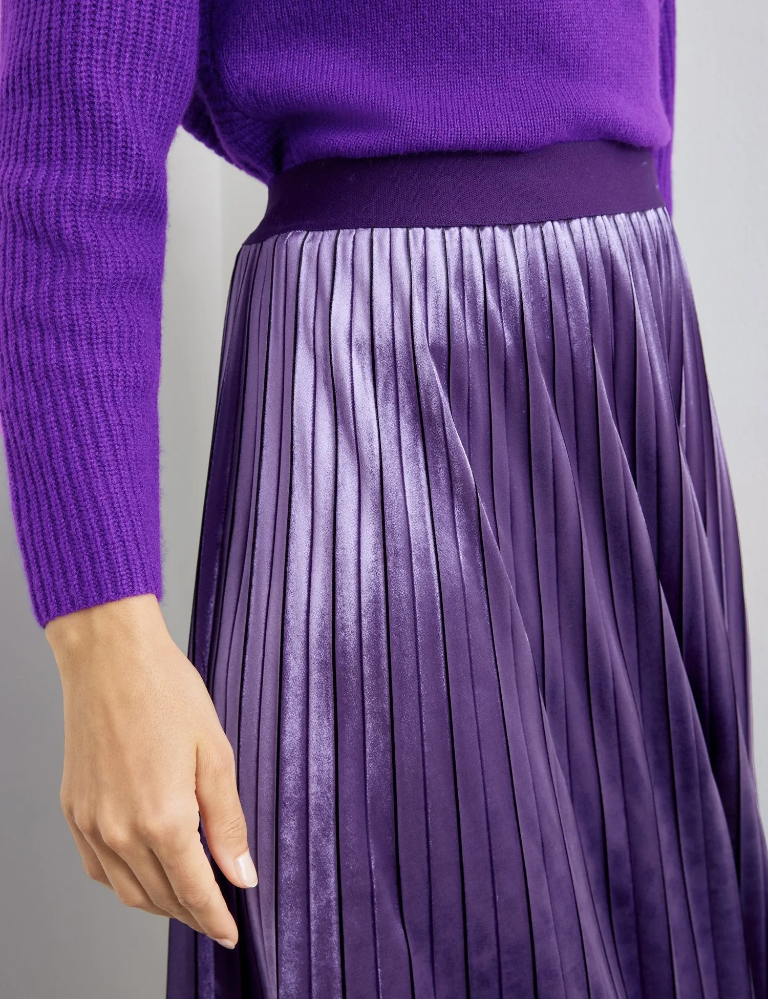 Flowing Velvet Skirt