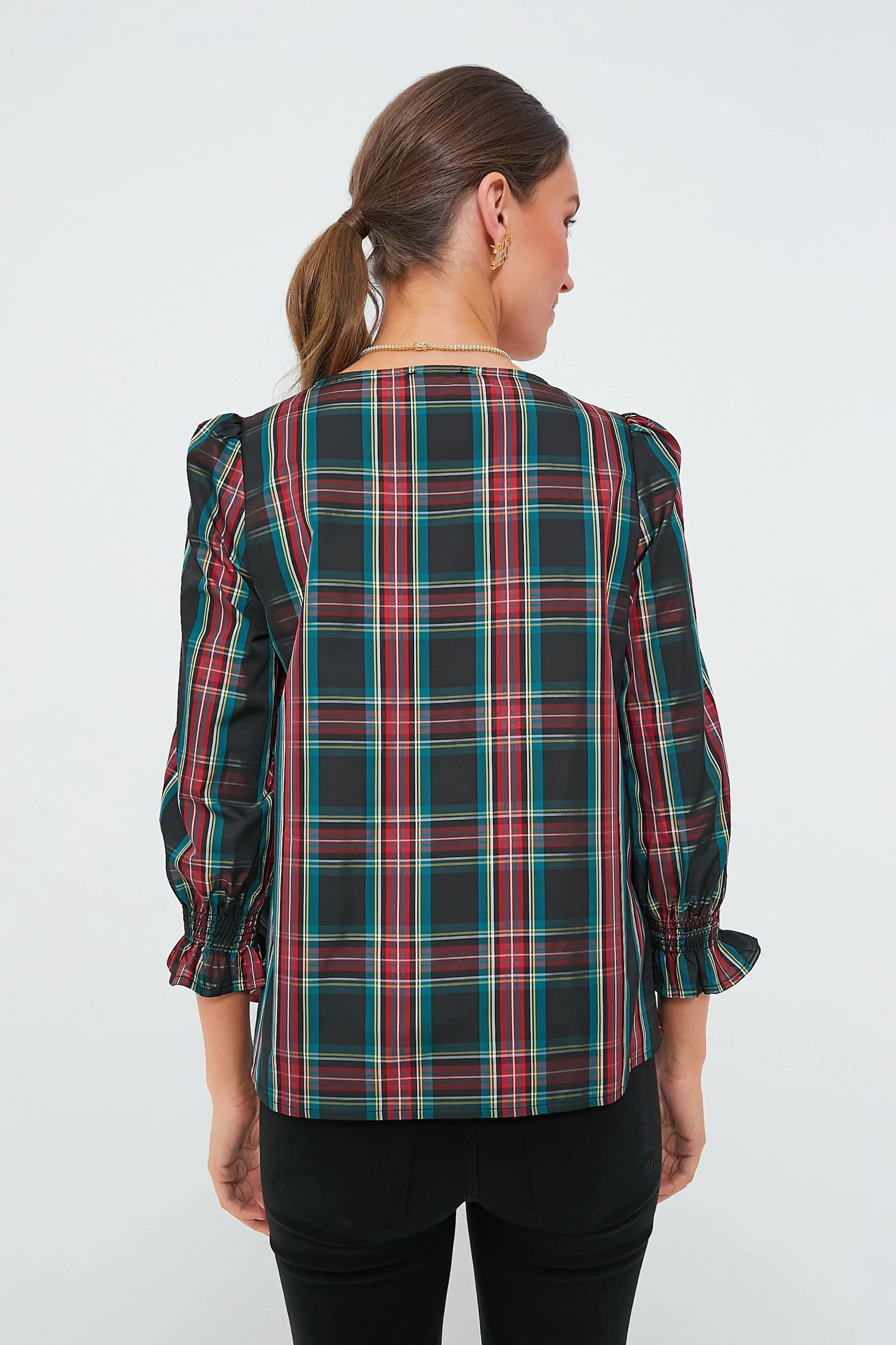 Highland Plaid Easton Blouse