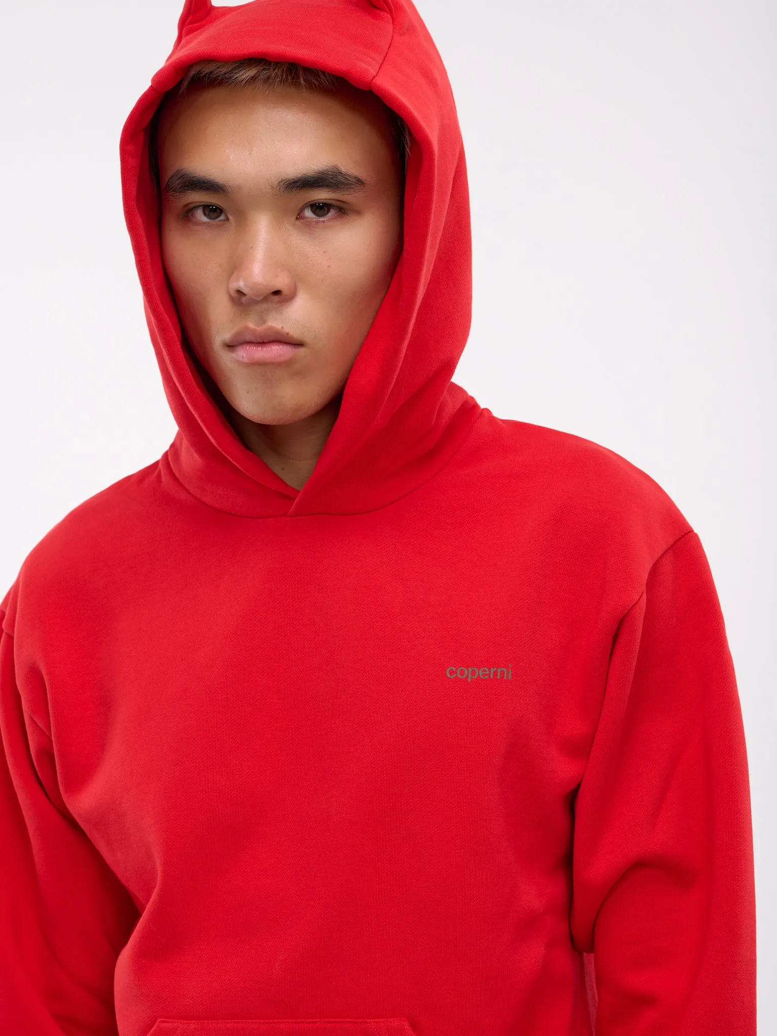 Horn Hoodie (COPJS15BIS523-RED-GREEN)