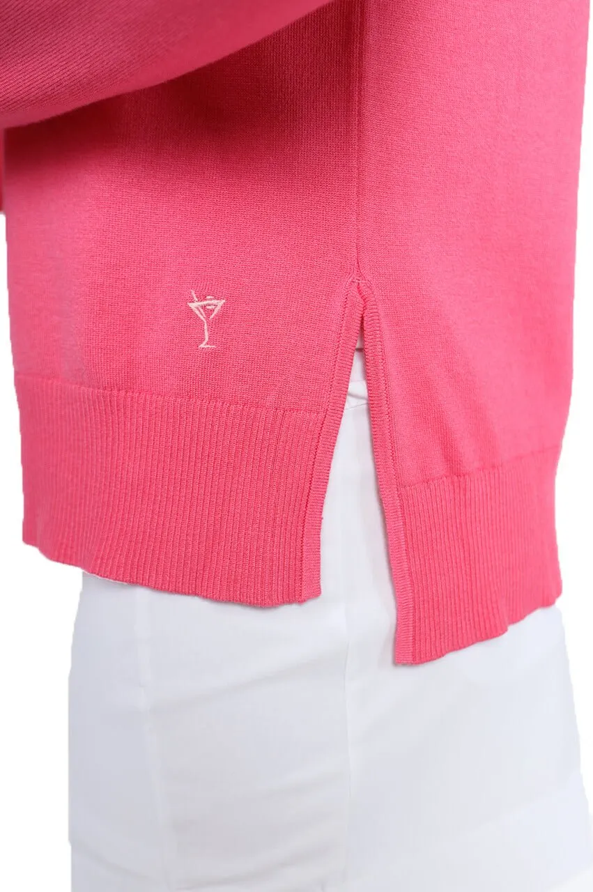 Hot Pink Relaxed Fit Sweater