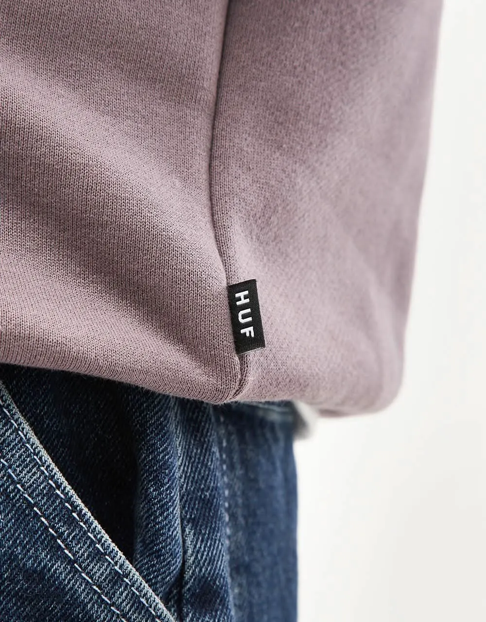 HUF Set Triple Triangle Pullover Hoodie - Light Plum