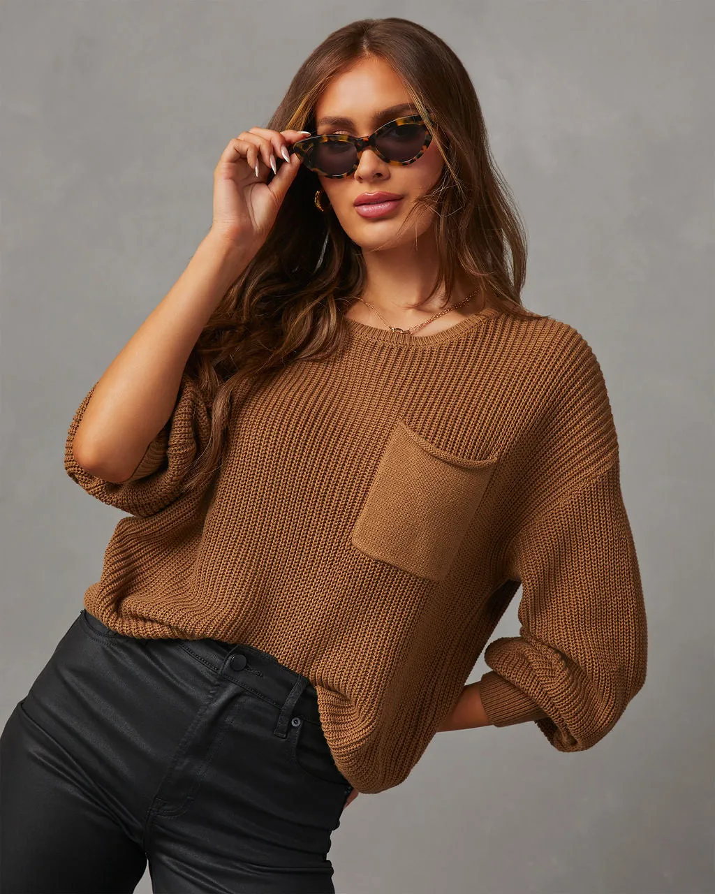 Kerry Relaxed Long Sleeve Sweater Top