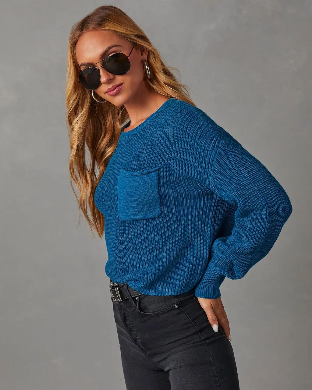 Kerry Relaxed Long Sleeve Sweater Top