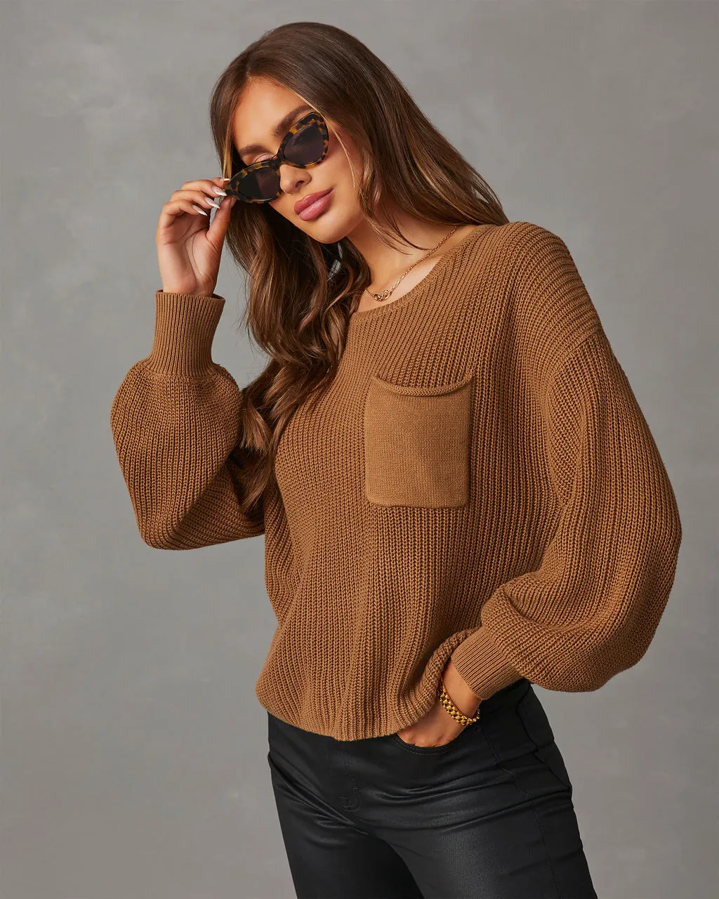 Kerry Relaxed Long Sleeve Sweater Top