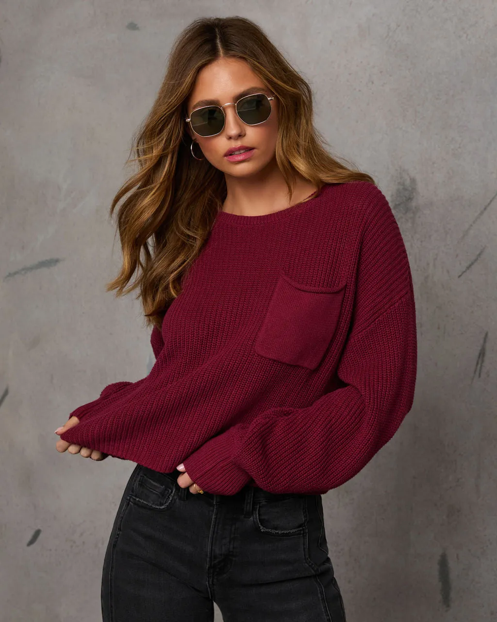 Kerry Relaxed Long Sleeve Sweater Top