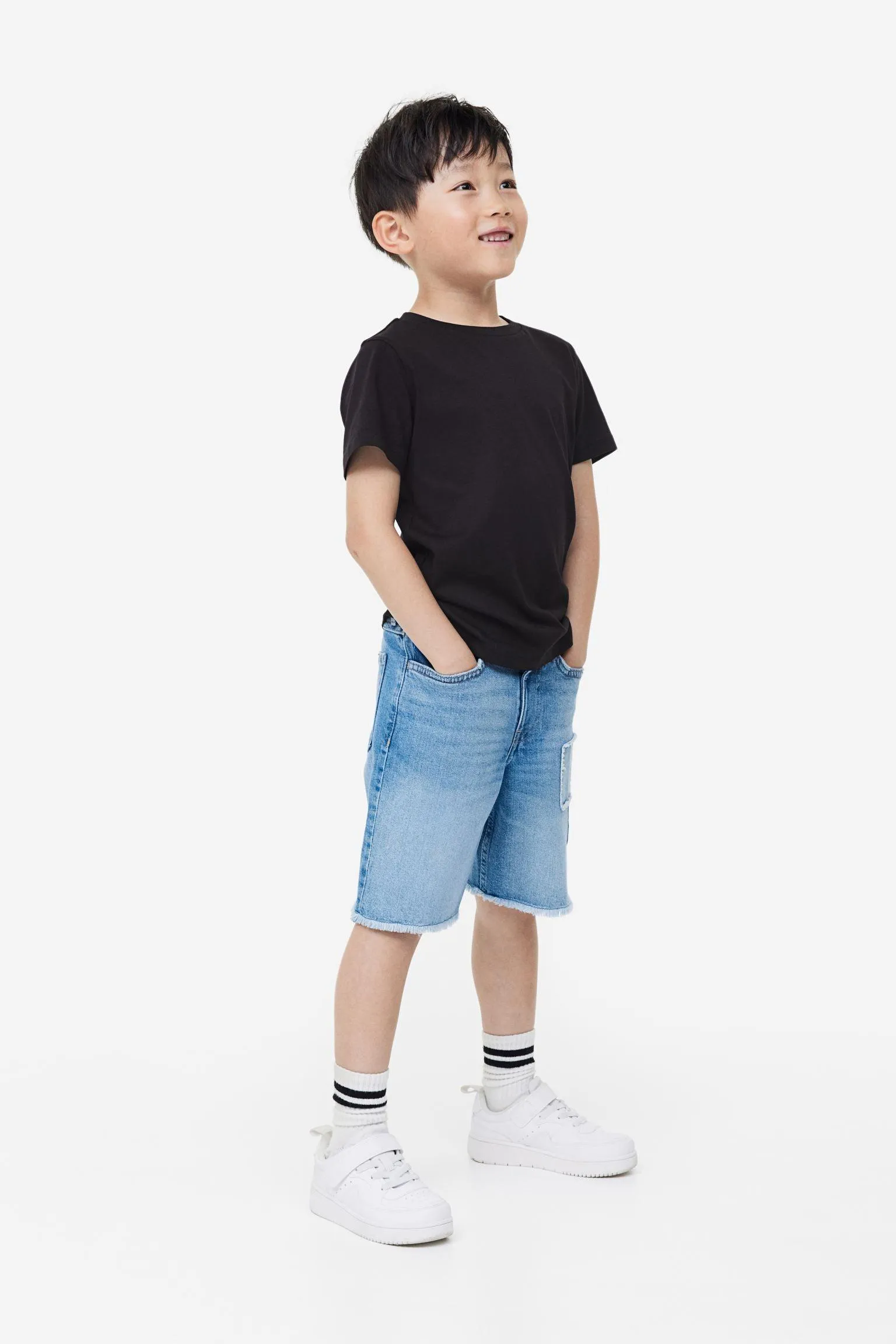 Kids Unisex Cotton lycra Tees stretchable - Half Sleeves