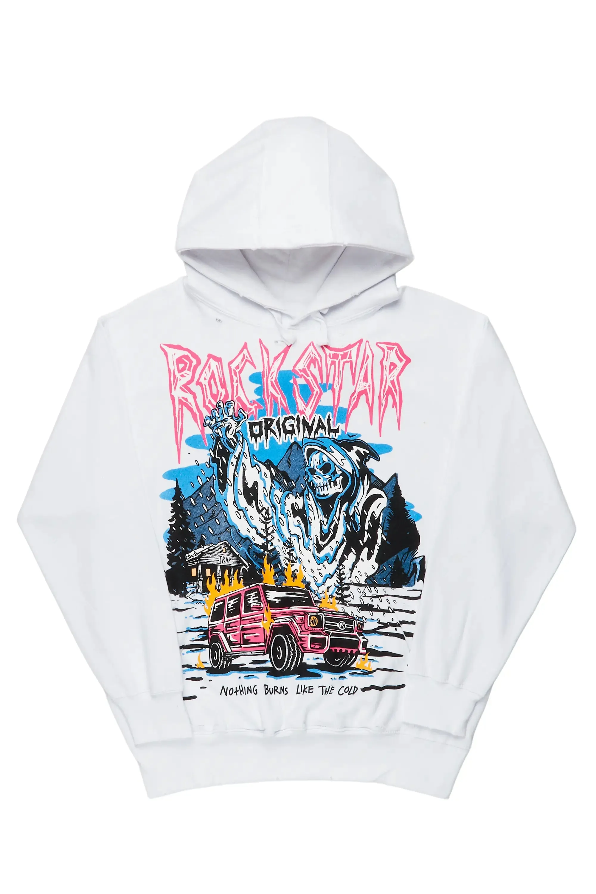 Kip White Graphic Hoodie