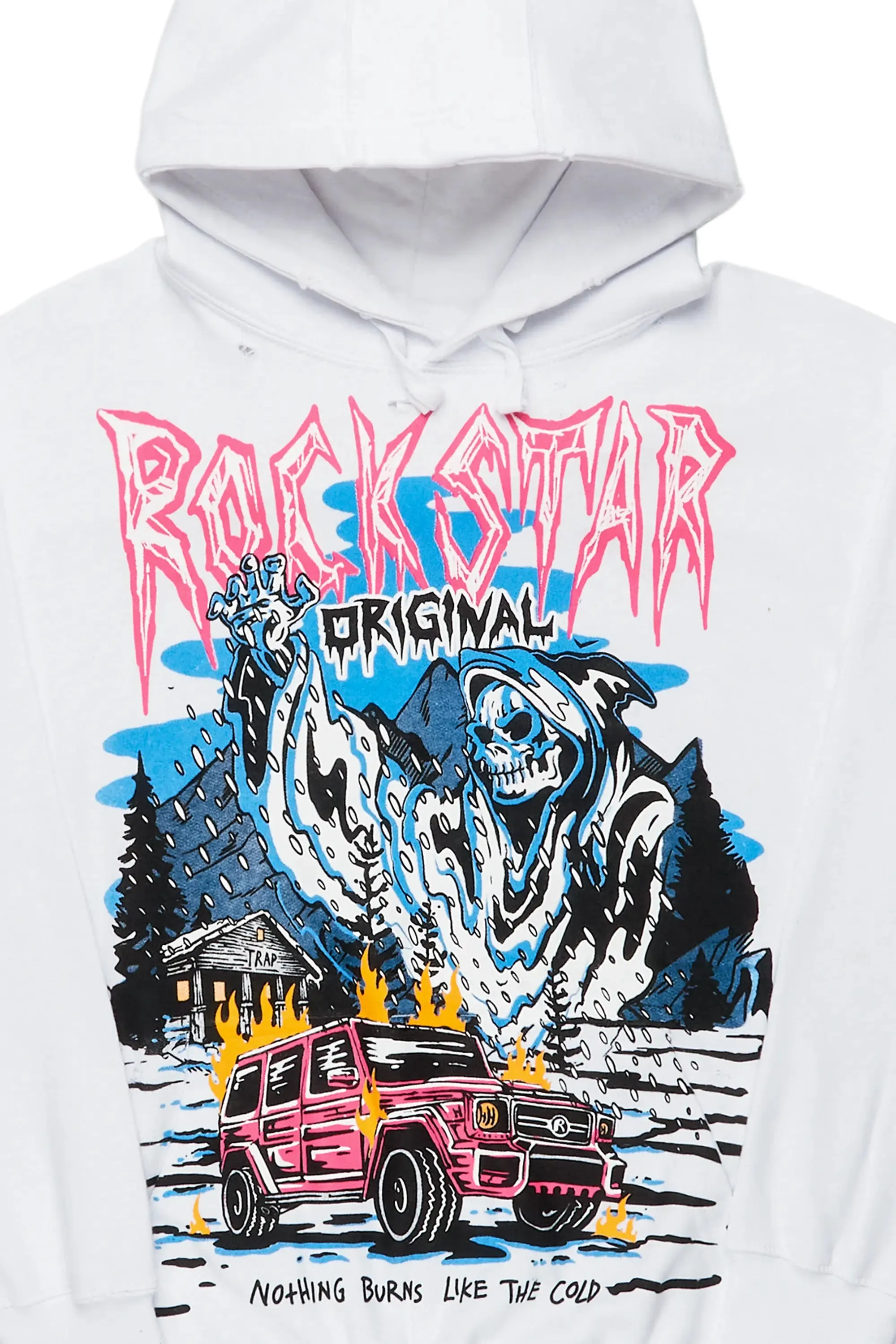 Kip White Graphic Hoodie