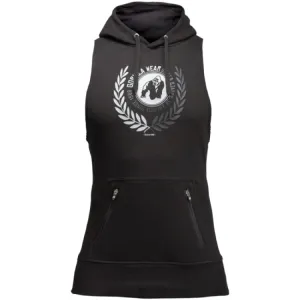 Manti Sleeveless Hoodie - Black