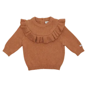 Mare Sweater | Amber Brown Melange