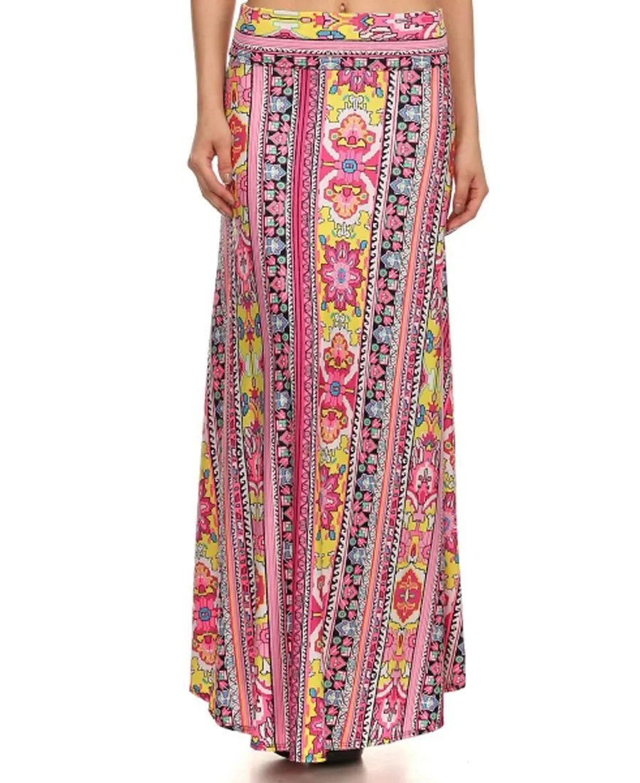 Maxi Skirt Tribal Pink