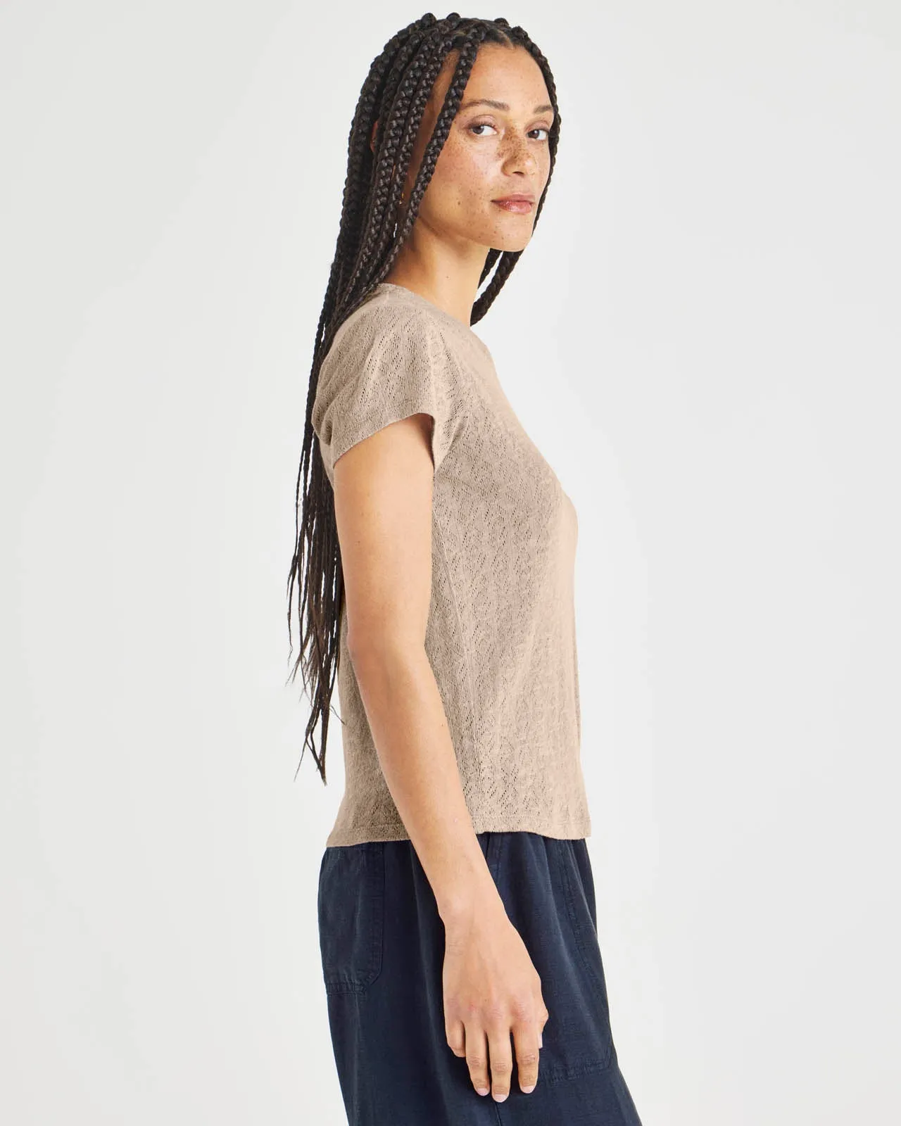 Montecito Pointelle Tee