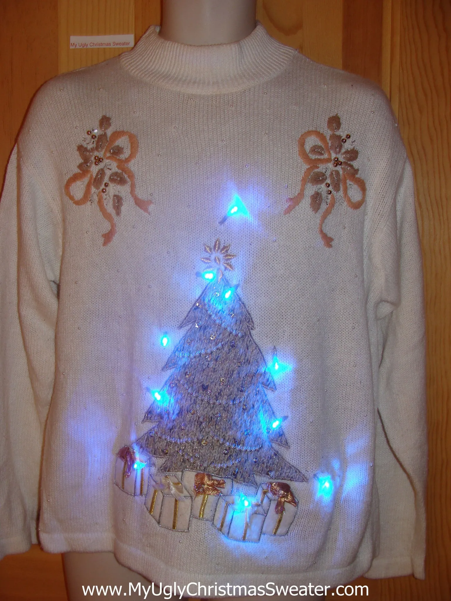 Need to Buy Christmas Sweaters? Bling Tree Light Up Sweater