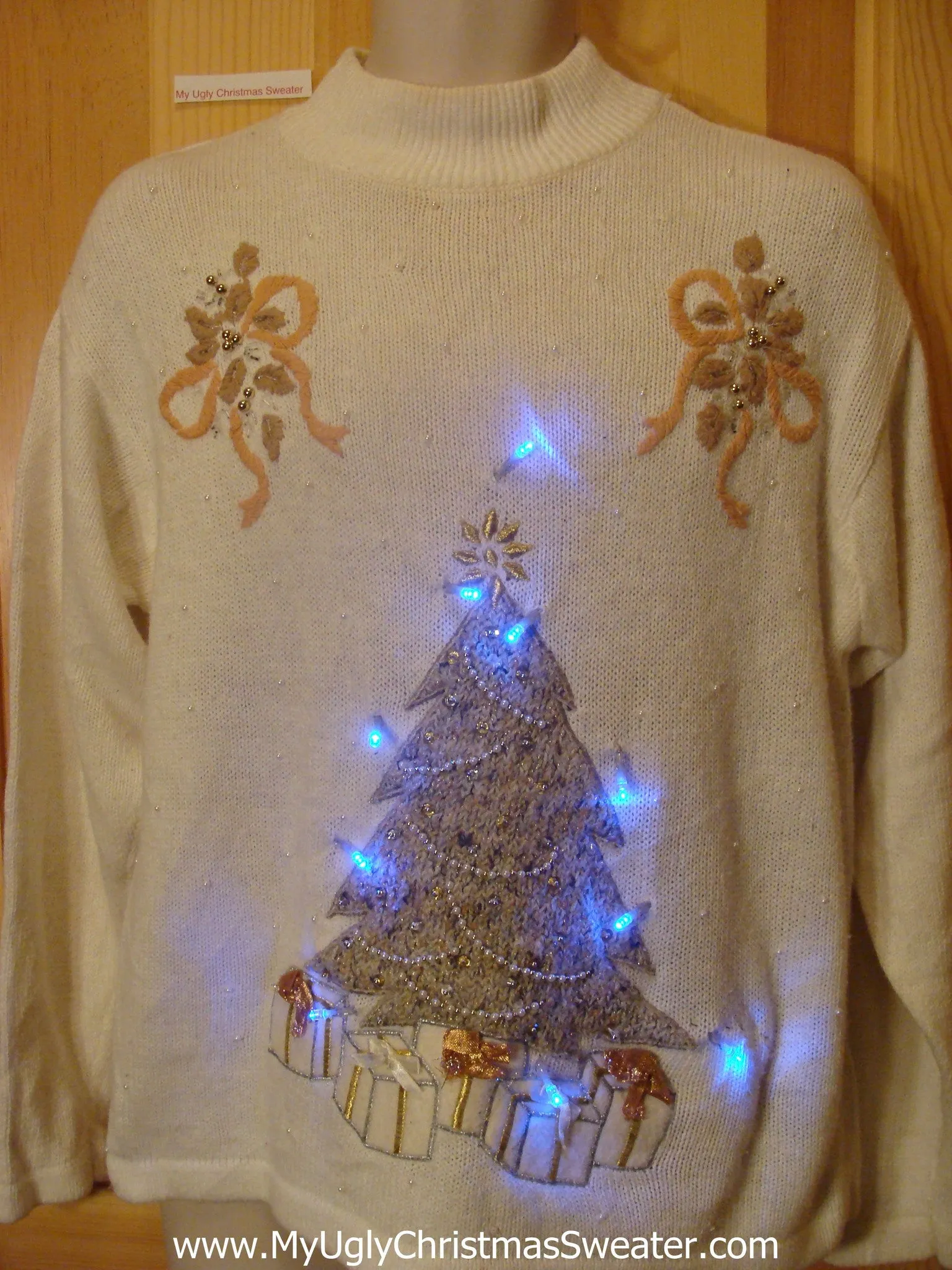 Need to Buy Christmas Sweaters? Bling Tree Light Up Sweater