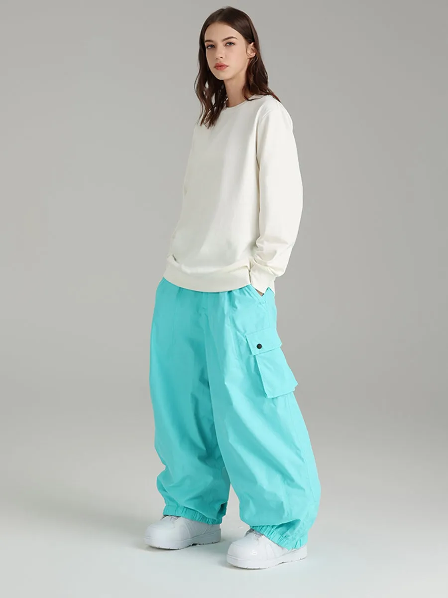 Oversize Snowboard Overalls Pants Trendy Baggy Trousers