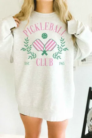 PICKLEBALL CLUB OVERSIZED SWEATSHIRT