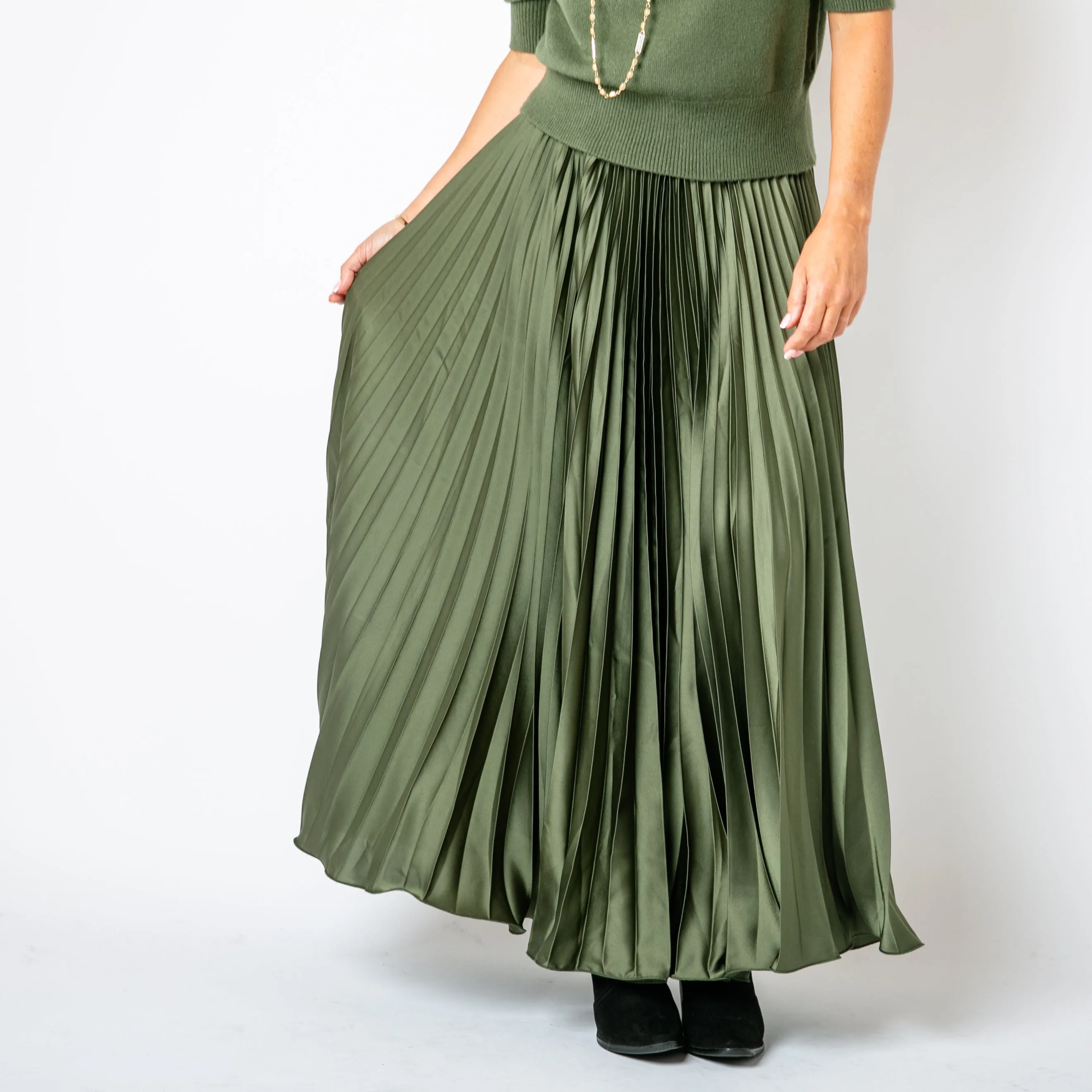 Pleated Cocktail Skirt