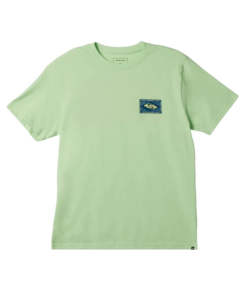 Quiksilver Vibing Tee-Paradise Green