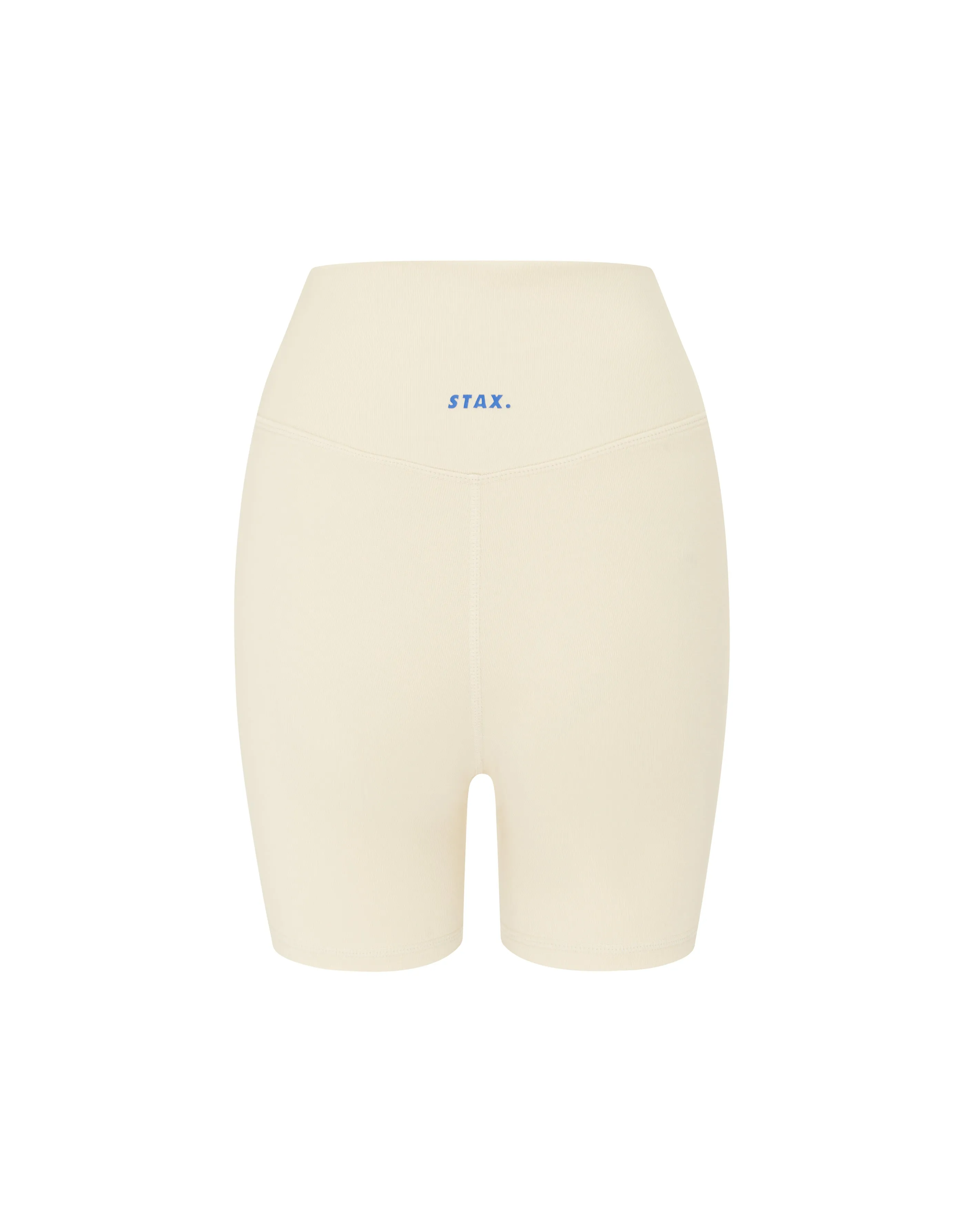 Run Club 2 Cotton Bike Shorts Midi - Cream