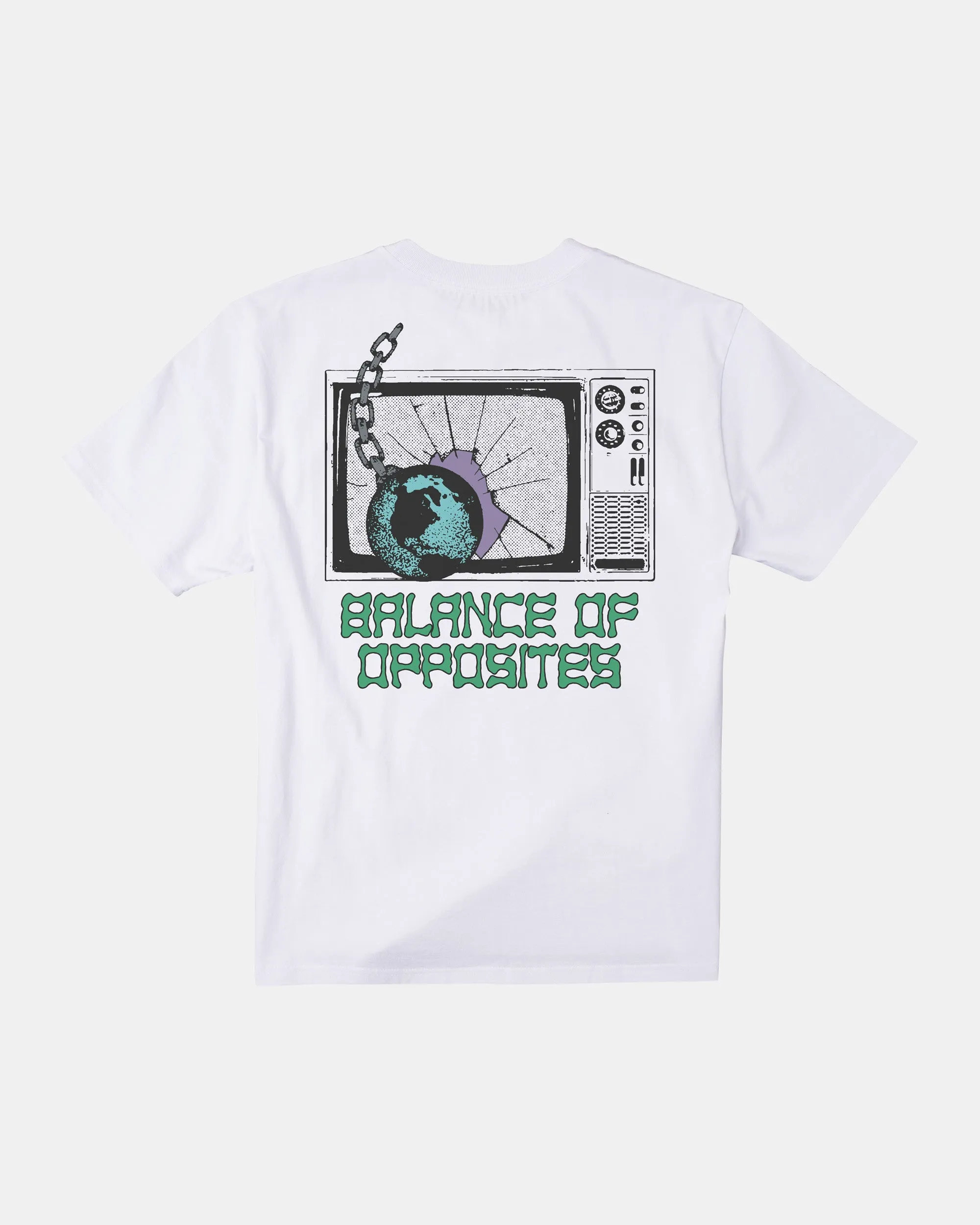 Static Channel Tee - White