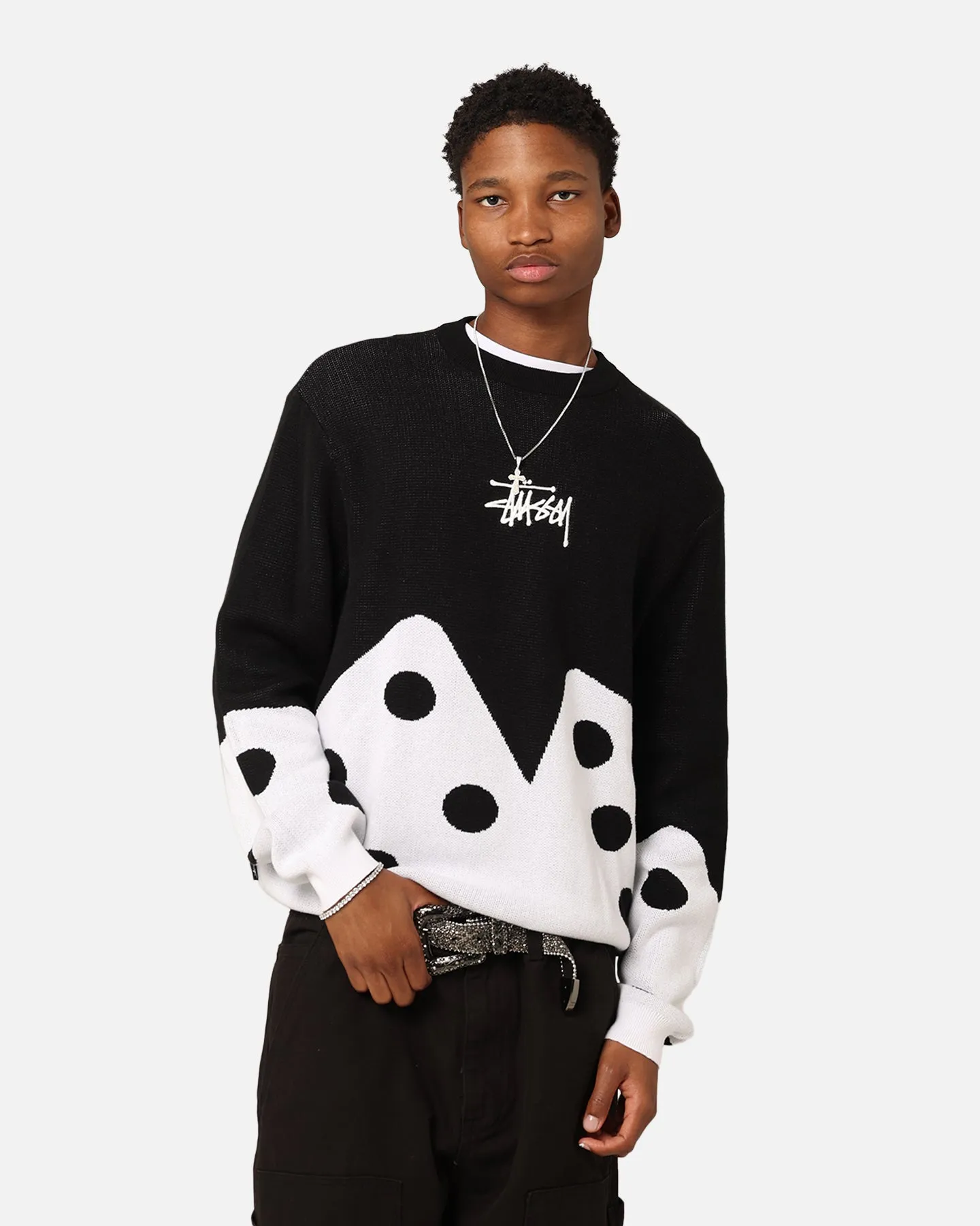 Stüssy Dice Sweater Black