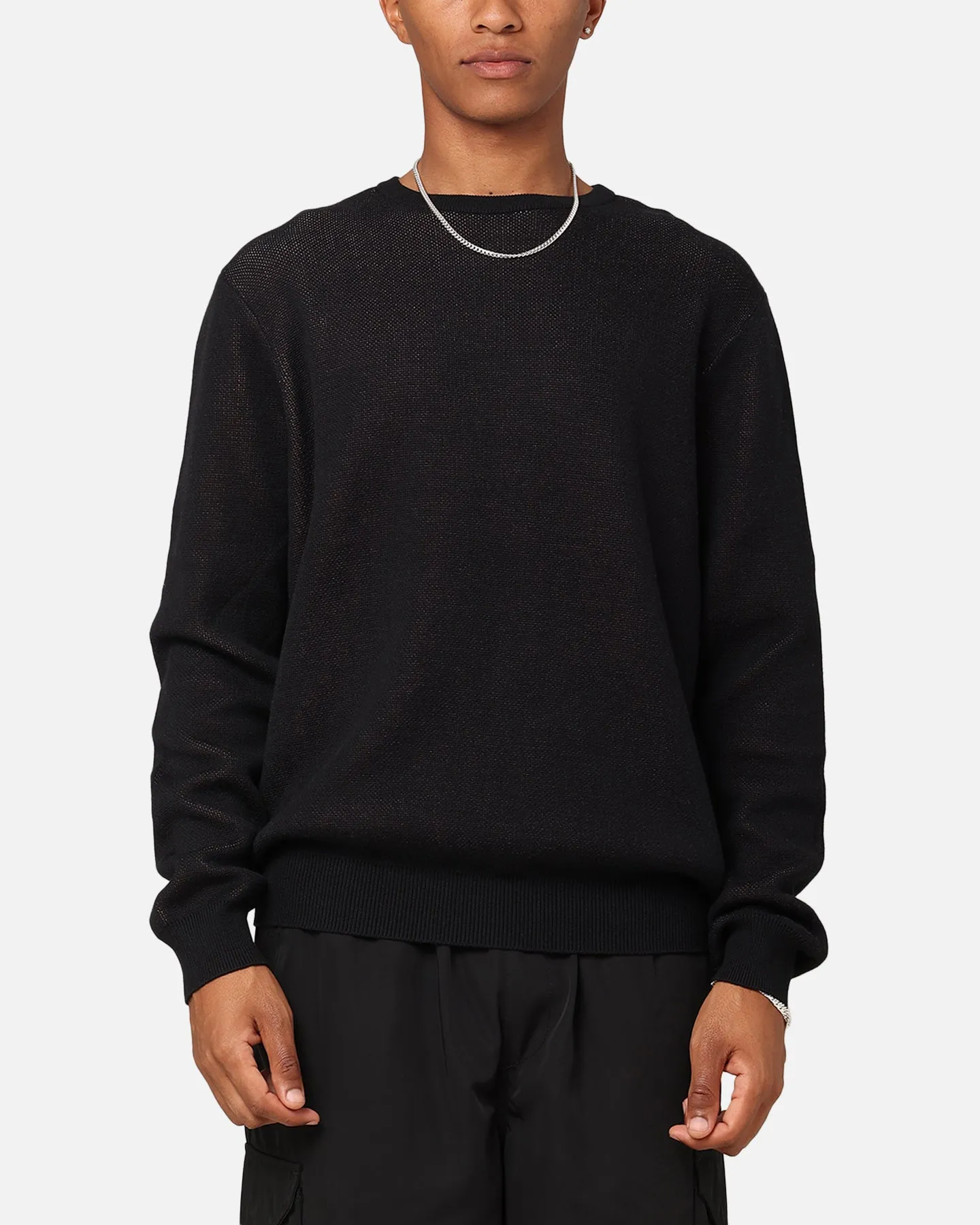 Stussy Fire Dice Sweater Black