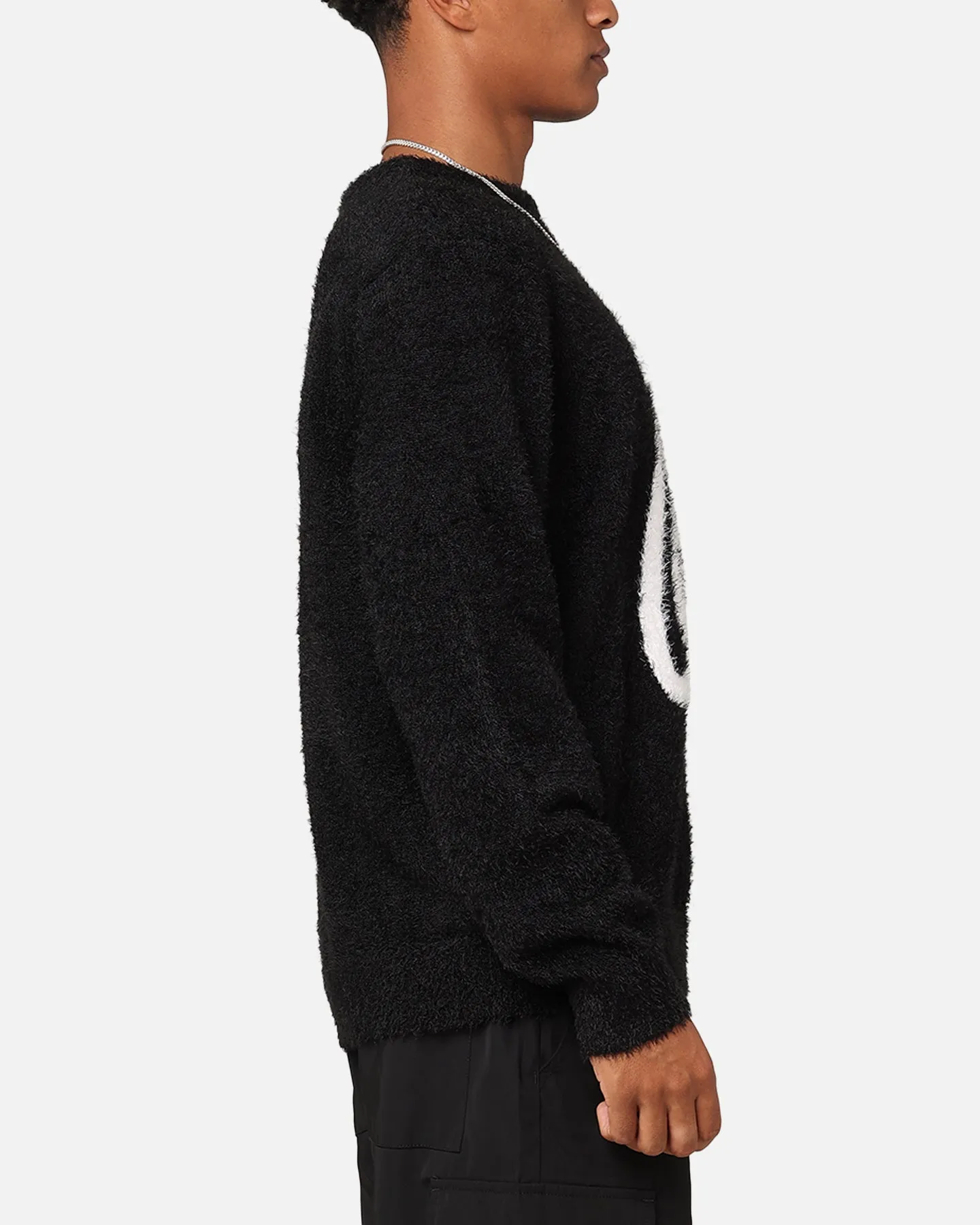 Stussy Fluffy Sweater Black