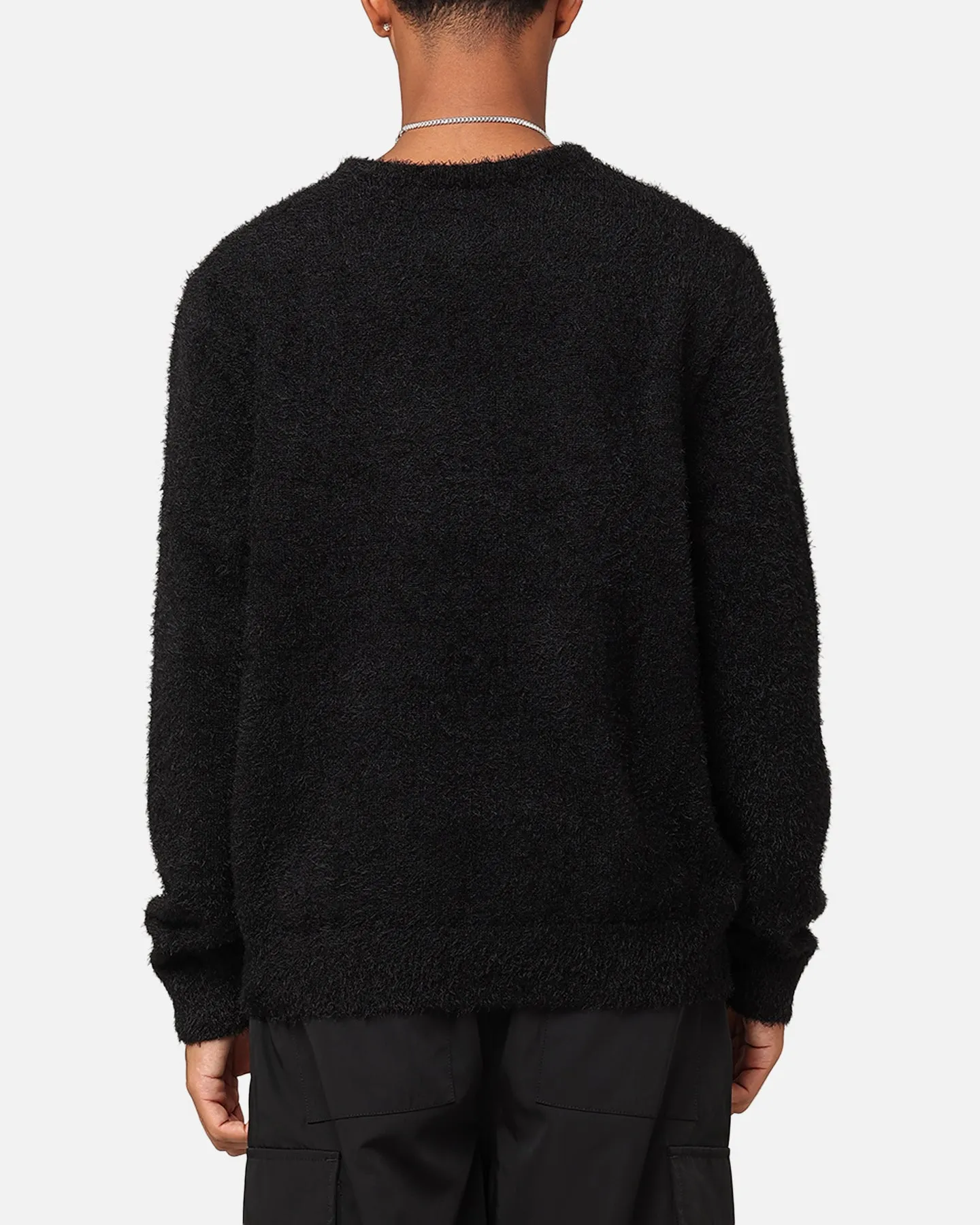 Stussy Fluffy Sweater Black