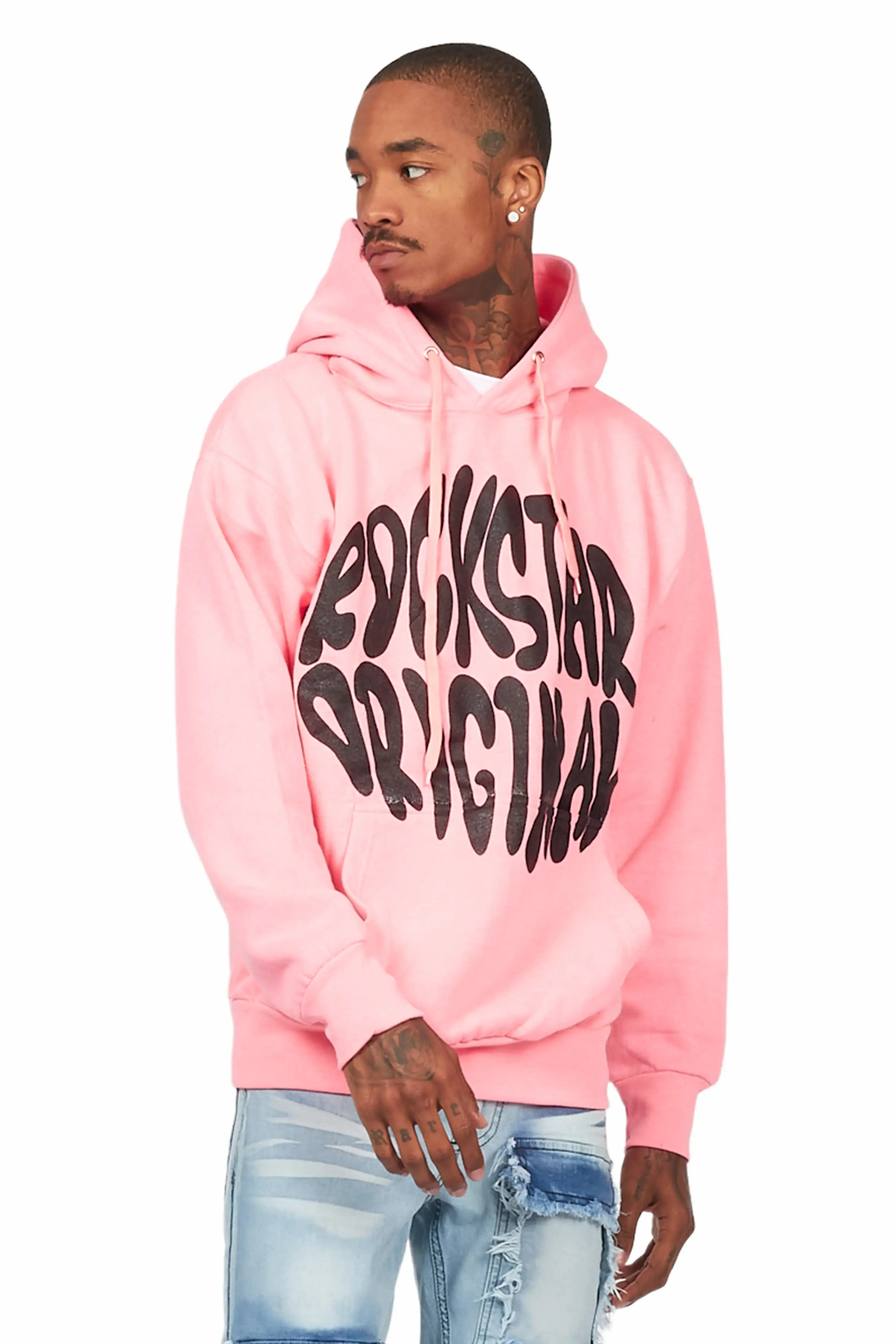 Thierry Fuchsia Graphic Hoodie