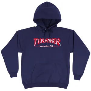 Thrasher - Trademark Hoodie Navy