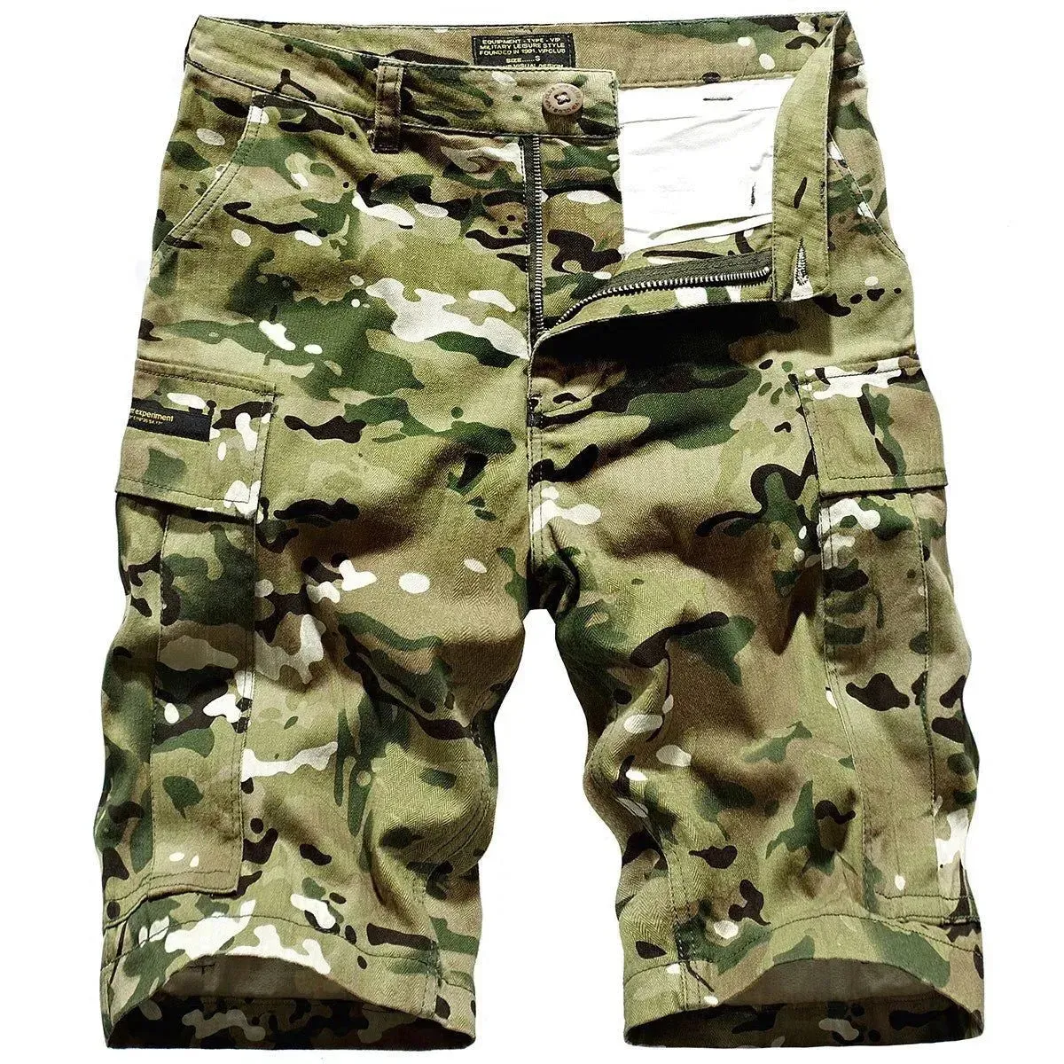 Trendy Camouflage Cargo Shorts