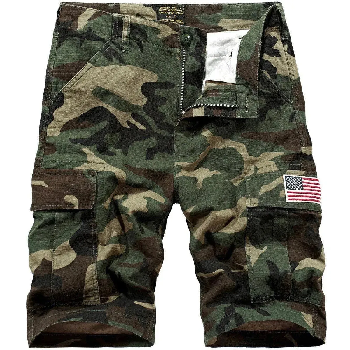 Trendy Camouflage Cargo Shorts