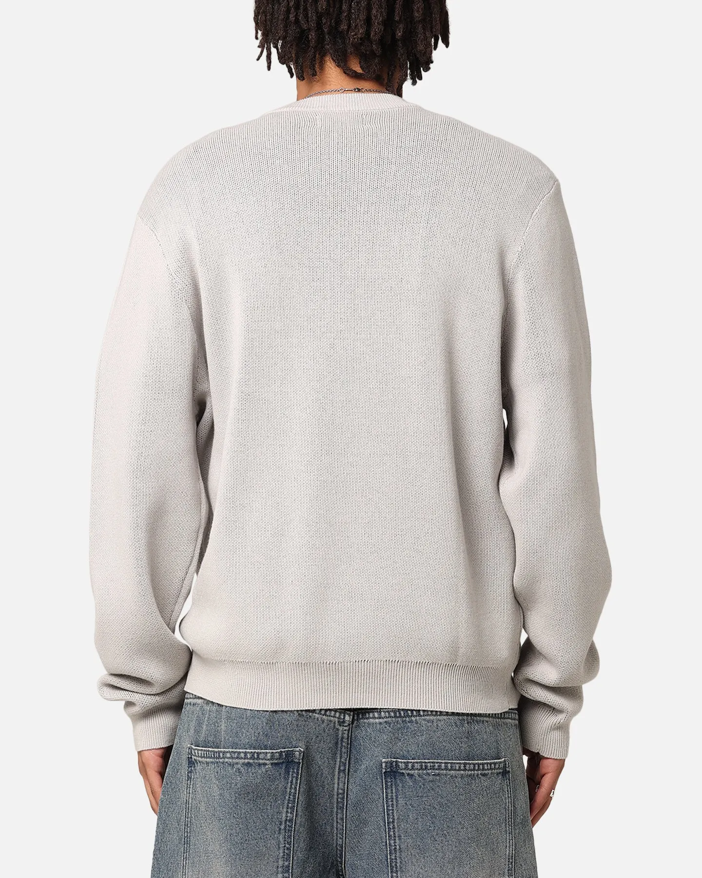 X-Large Fire Dice Knit Crewneck Cream